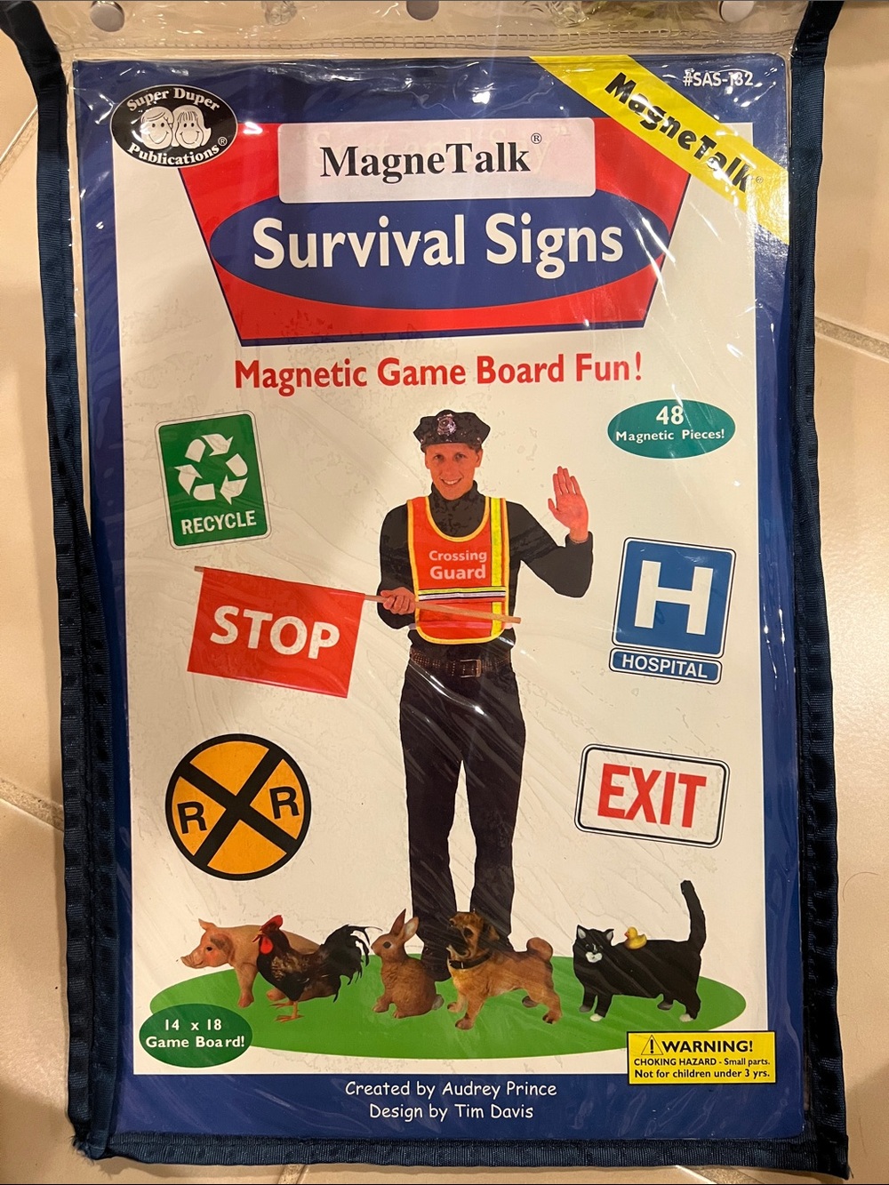 MagneTalk Survival Signs Magnetic Game Board NEW